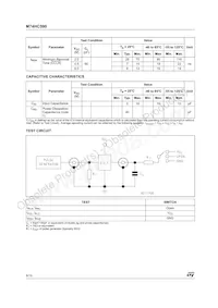 M74HC590TTR Datasheet Page 8