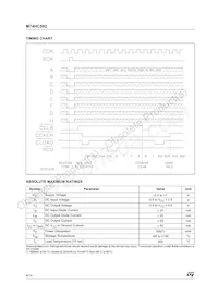 M74HC592TTR Datenblatt Seite 4
