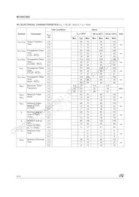 M74HC592TTR Datasheet Page 6