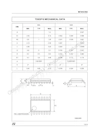 M74HC592TTR Datasheet Page 13