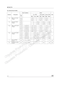 M74HC76M1R Datasheet Page 4
