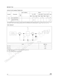 M74HCT125TTR Datasheet Page 4