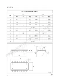 M74HCT14TTR Datasheet Page 6