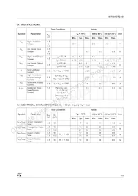 M74HCT240B1R Datasheet Page 3