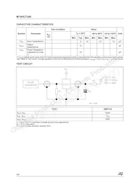 M74HCT240B1R Datasheet Page 4