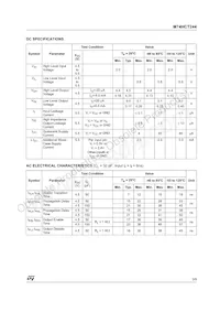 M74HCT244TTR Datasheet Page 3
