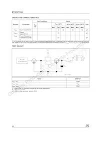 M74HCT244TTR Datasheet Page 4