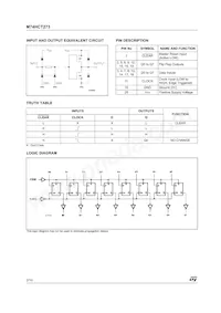 M74HCT273TTR Datenblatt Seite 2