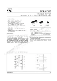 M74HCT367RM13TR Datasheet Cover
