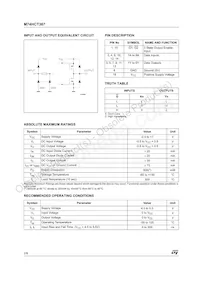 M74HCT367RM13TR Datasheet Page 2