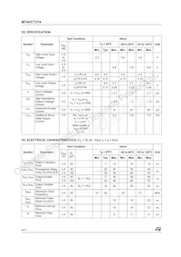 M74HCT374M1R Datasheet Page 4