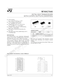 M74HCT640B1R Datasheet Cover
