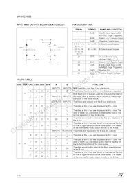 M74HCT652RM13TR Datasheet Page 2