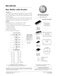 MC10H188PG Datasheet Cover