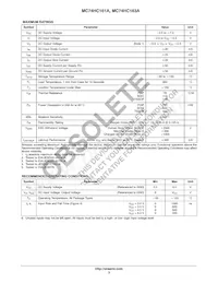 MC74HC161ADR2 Datasheet Pagina 3