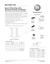 MC74HC174ADTR2 Datasheet Cover