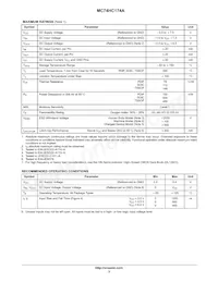 MC74HC174ADTR2數據表 頁面 3