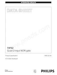 N74F02D Datasheet Copertura