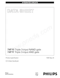 N74F11N Datasheet Cover