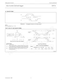 N74F14D Datasheet Page 5