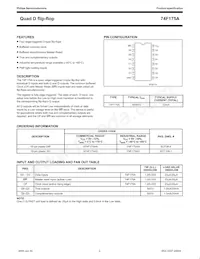 N74F175AN Datasheet Page 2