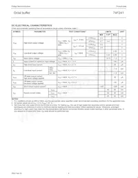 N74F241D Datasheet Page 4