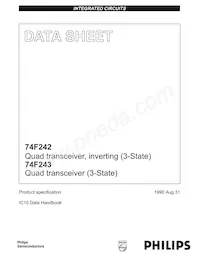 N74F243D Datenblatt Cover