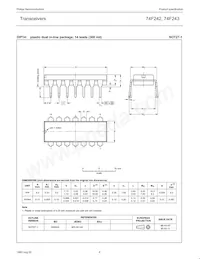 N74F243D Datasheet Page 8