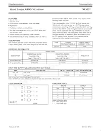 N74F3037N Datasheet Page 2