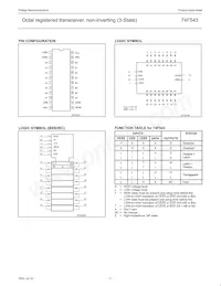 N74F543N Datasheet Page 3