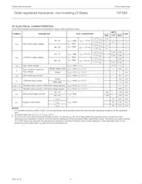 N74F543N Datasheet Page 6