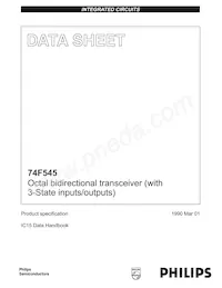 N74F545N Datasheet Cover