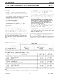 N74F657N Datasheet Page 2