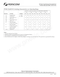 PI74FCT162374ATV Datasheet Page 7