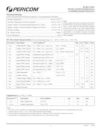 PI74FCT245TQE Datasheet Page 2