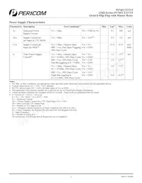 PI74FCT273ATQ Datasheet Page 3