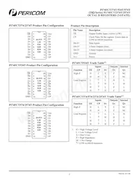 PI74FCT574ATS Datasheet Page 2