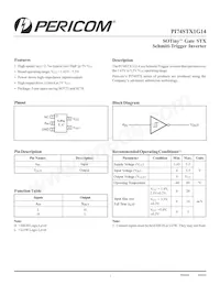 PI74STX1G14CX Datenblatt Cover