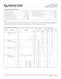 PI74STX1G14CX Datasheet Page 2