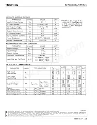 TC74HC03AP Datasheet Page 2