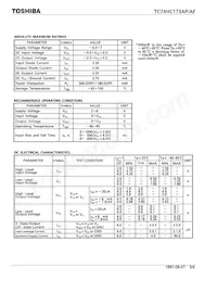 TC74HC173APF Datasheet Page 3