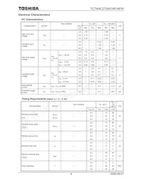 TC74HC273APF Datasheet Page 4