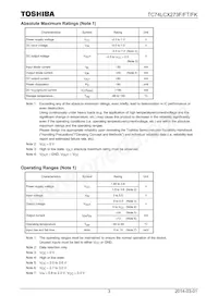 TC74LCX273FT-ELK(M Datasheet Page 3