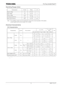 TC74LVX00FTEL Datasheet Page 3