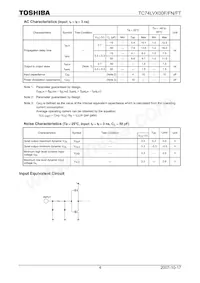 TC74LVX00FTEL Datasheet Page 4