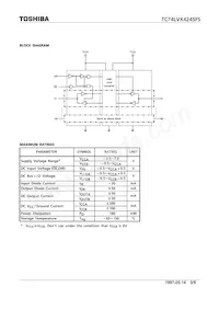 TC74LVX4245FS(EL Datasheet Page 3