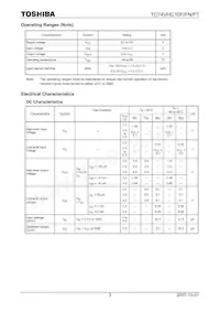 TC74VHC10FTEL Datasheet Page 3