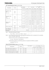 TC74VHC175FTEL數據表 頁面 5