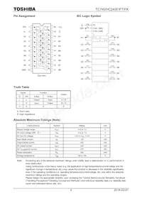 TC74VHC245FTELM Datasheet Page 2