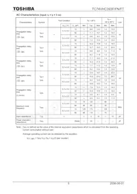 TC74VHC393FT(EL Datasheet Page 5